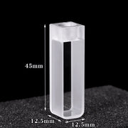 LABARTâ„¢ Quartz Spectrophotometer Cuvette, 2 Windows with Stopper LSP1Q-284